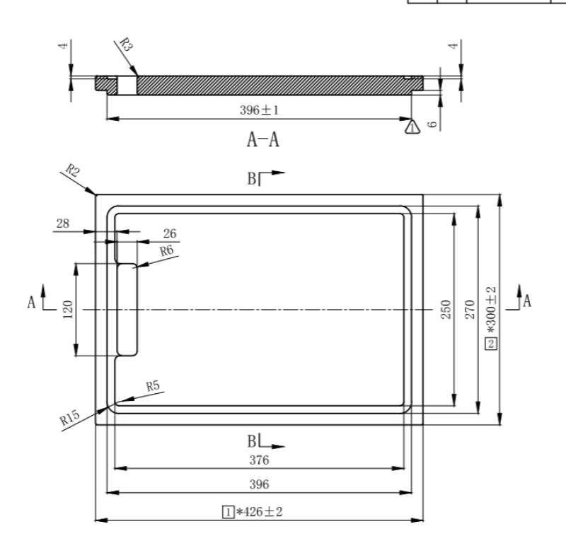 Pure.Sink Exclusivo Holzschneidebrett Bambus 42 x 30 cm für die Spüle PEXCB40-24