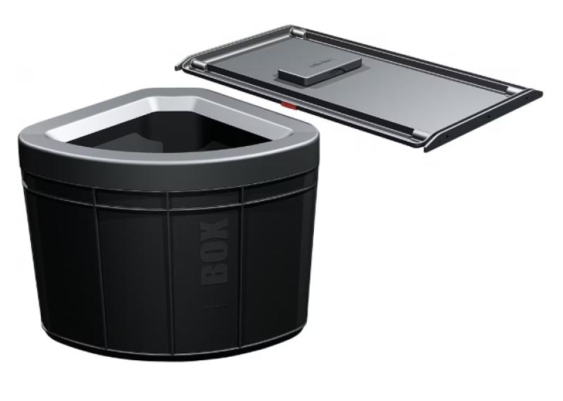 Franke Sorter Solo 60 Drehbares Abfallsystem an der Tür 40 Liter, Abfalleimer mit Activkohlen-Filter 1210307572