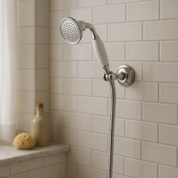 Huber Victorian Handbrause mit Aufhängehaken Chrom 63.03H.CR